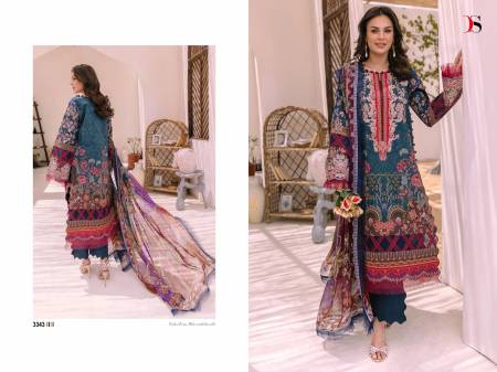 Deepsy Firdous Bliss Lawn 23 Cotton Dupatta Pakistani Salwar Suits
